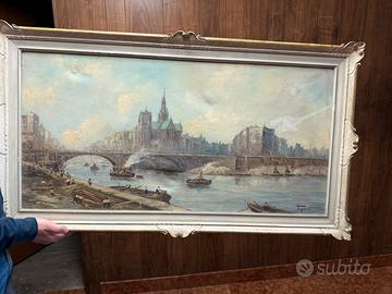 Dipinto su tela di giuseppe Viganó