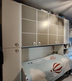 ARMADIO A PONTE per letto singolo/matrimoniale