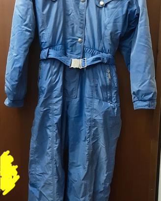 Tuta da sci tuta da neve EIDER blu azzurr tg 42 44