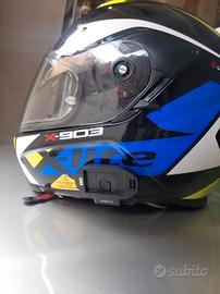CASCO X-LITE con INTERFONO SENA MONTATO 