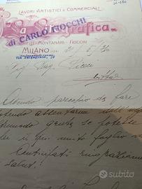 lettera commerciale 1931 Milano 