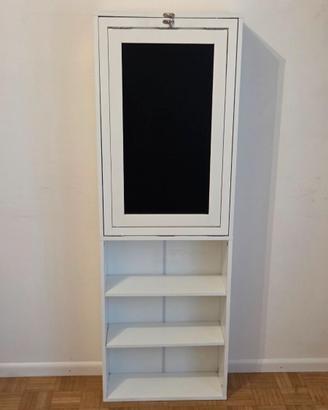 Scrivania PC Pieghevole con Libreria