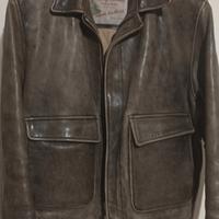 giubbotto in pelle vintage 