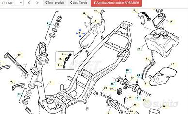 Serbatoio olio Aprilia SR50 AP8230913