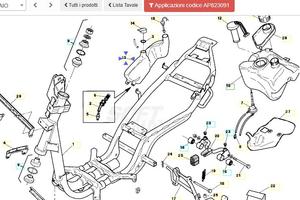 Serbatoio olio Aprilia SR50 AP8230913