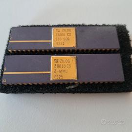 microprocessore Zilog Z8001 e coprocessore Z8010