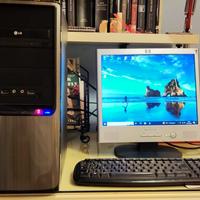 Computer Desktop + Monitor