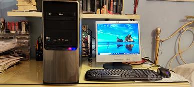 Computer Desktop + Monitor