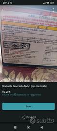 Statuetta banpresto originale nuova mai aperta