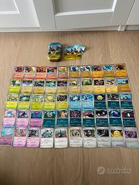 Set 50 carte Pokémon holo/reverse ascesa eroica