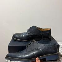 scarpe in pelle|blu| Borgo Mediceo Oxford Brogue
