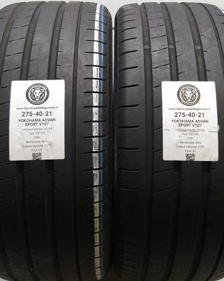 2 GOMME 275 40 21 YOKOHAMA A60258