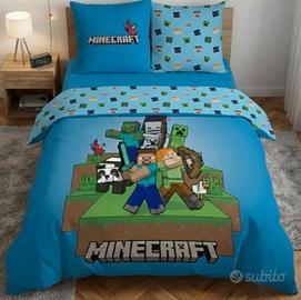 Copripiumino matrimoniale maincraft