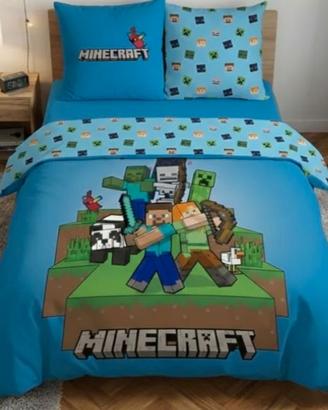 Copripiumino matrimoniale maincraft