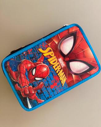 Astuccio 3 piani Spiderman