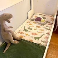 Letto allungabile Ikea + materasso bianco