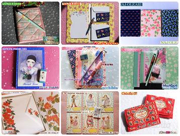✿ Articoli Cartoleria Vintage 1980 fiori fiorata ✿