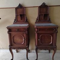 COMODINI ANTICHI LEGNO & MARMO
