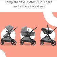 trio carrozzina  ovetto passeggino