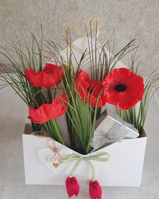 Confezione  paveri + orecchini