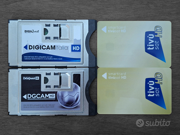 MODULI CAM TIVU'SAT CON TESSERE