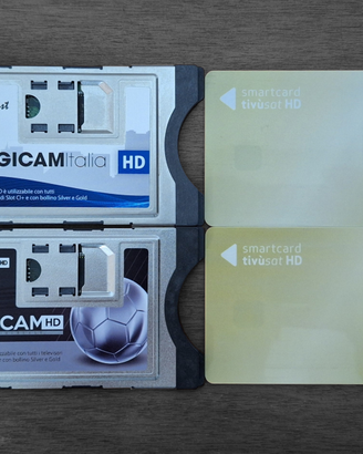 MODULI CAM TIVU'SAT CON TESSERE