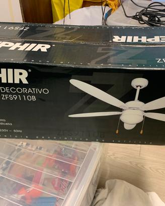 Ventilatore a pale con luce