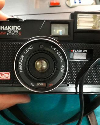 Macchina fotografica haking MW35E flash vintage 