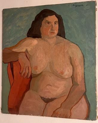 🎨 DIPINTO ORIGINALE – Zangrandi, "Modella" (1947)