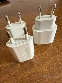 3 alimentatori da muro per Apple o altri