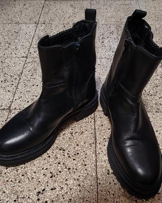 stivaletto in pelle geox