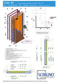 BLINDATO BIANCO 100x235 TAGLIO FUOCO