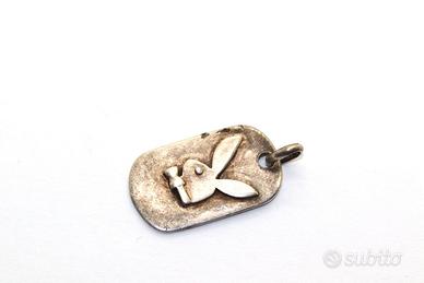 Ciondolo argento Playboy