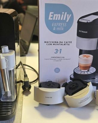 Macchina da caffè 3 in 1 Emily Express & milk
