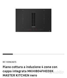 Piano Cottura Induzione con cappa integrata 