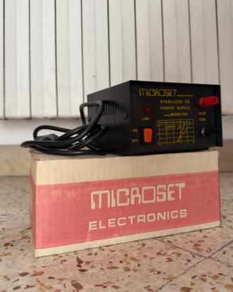 Microset mod. Micro 235 stabilizzato 13,5V/3,5A