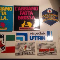 Adesivi vintage anni 80 vespa piaggio