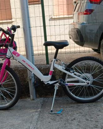 bicicletta bambina con casco 5-7 anni