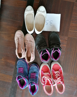 Lotto di scarpe ragazza n. 35