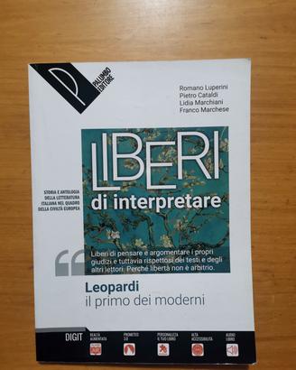 libro di italiano (liberi di interpretare) 