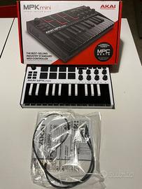 Akai MPK mini controller midi bianco.
