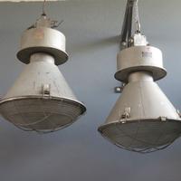 Lampada industriale modernariato vintage