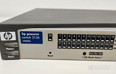 SWITCH HP PROCURVE 2124 J4868A 24 PORTE 10/100