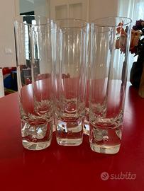 6 bicchieri alcolici cristallo pesante