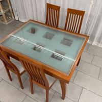 Tavolo allungabile Calligaris 90x120/240 + 4 sedie