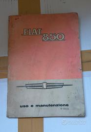 Libretto uso e manutenzione Fiat 850