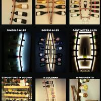 Sistemi espositivi per vini complementi d'arredo