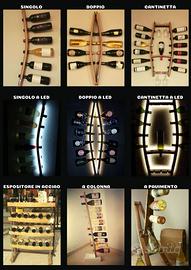 Sistemi espositivi per vini complementi d'arredo