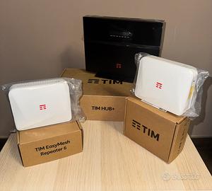 Tim Hub+ WiFi6 per tecnologia FTTH e ripetitore