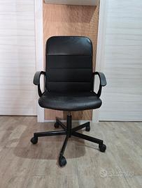 Sedia Ikea da ufficio/scrivania nera